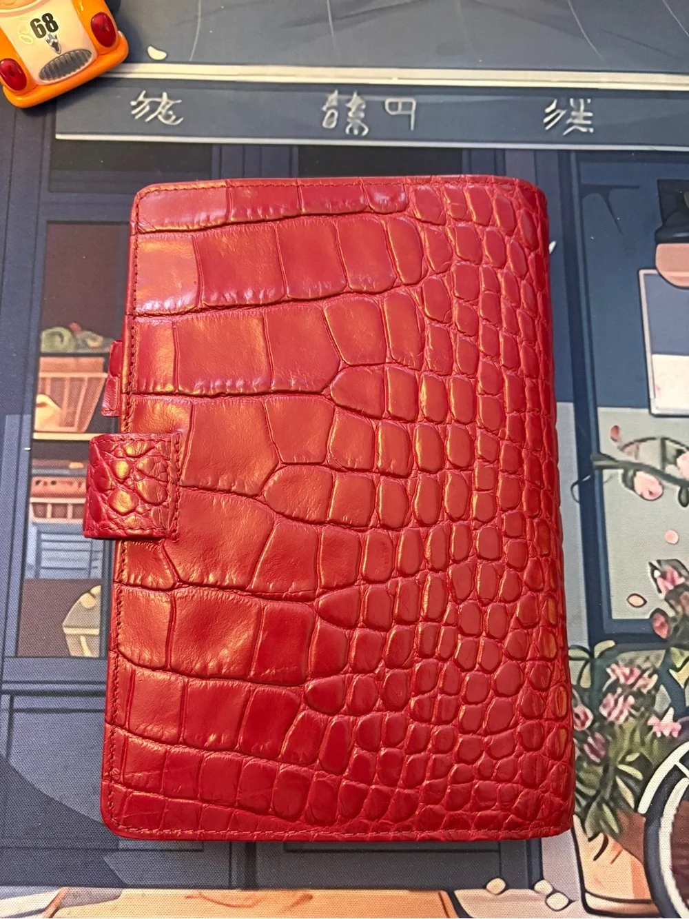Filofax Classic Croc Personal Leather Organizer